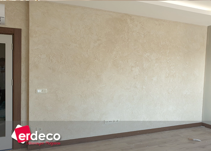 Tual Bahcekentte Salon Dekoratif Boya Tasarimi
